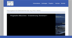 Desktop Screenshot of planungsbuero-woertz.de